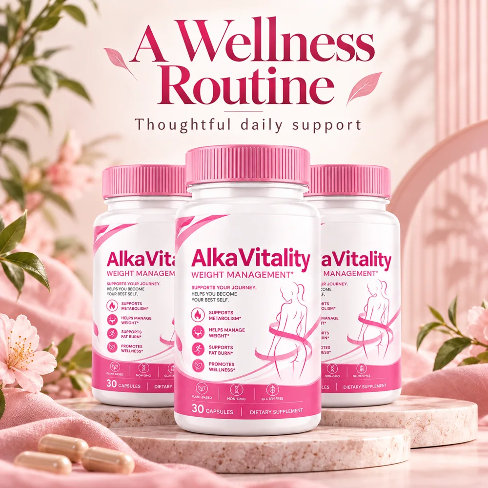 AlkaVitality weight management capsules – three bottles
